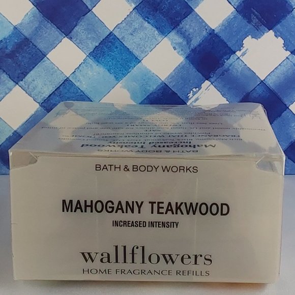 BATH & BODY WORKS 'MAHOGANY TEAKWOOD' WALLFLOWERS PLUG-IN REFILLS 2-PACK - Picture 6 of 16